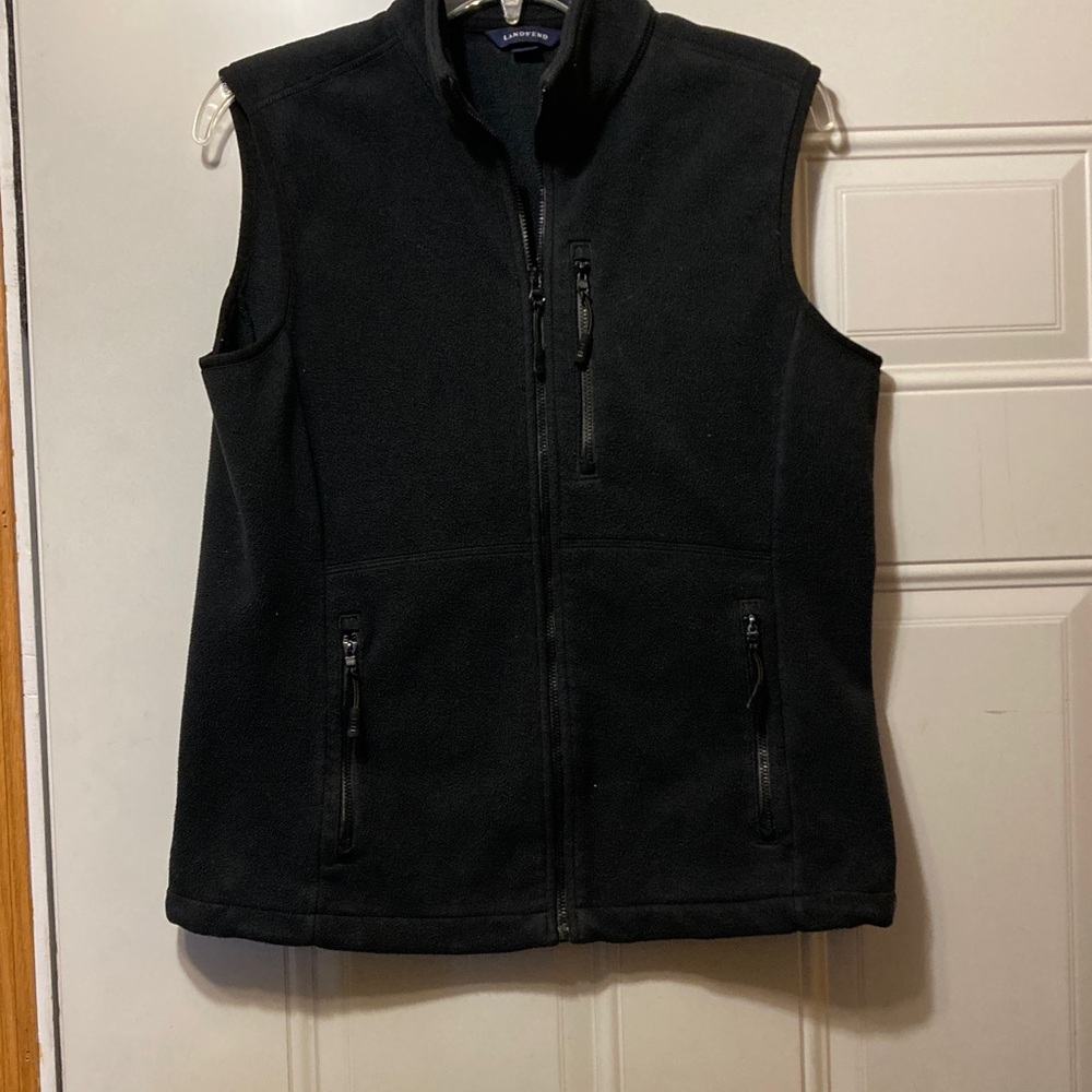 Lands' End Fleece Vest S